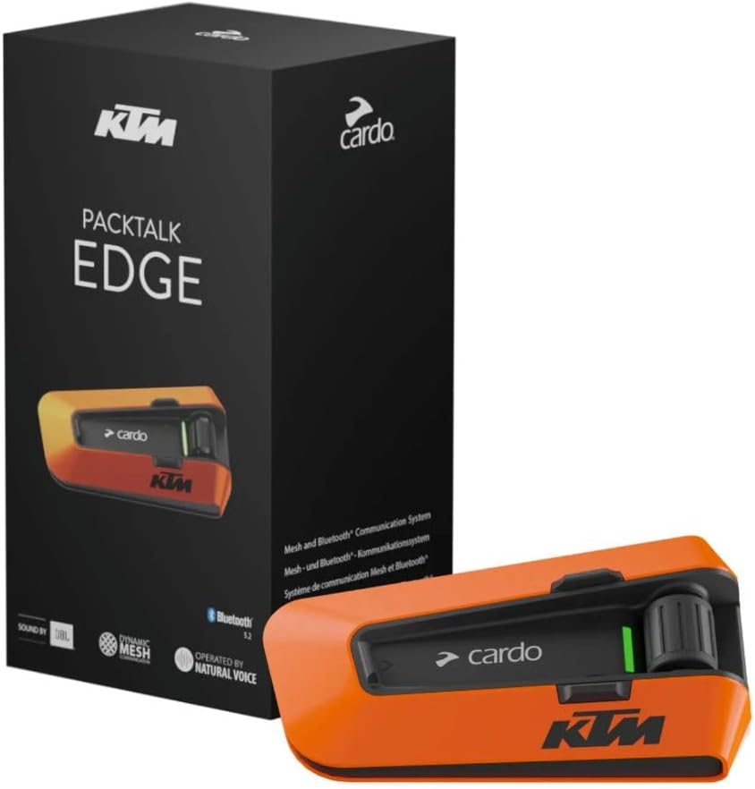 Cardo Systems Packtalk Edge KTM Edition, Single Pack