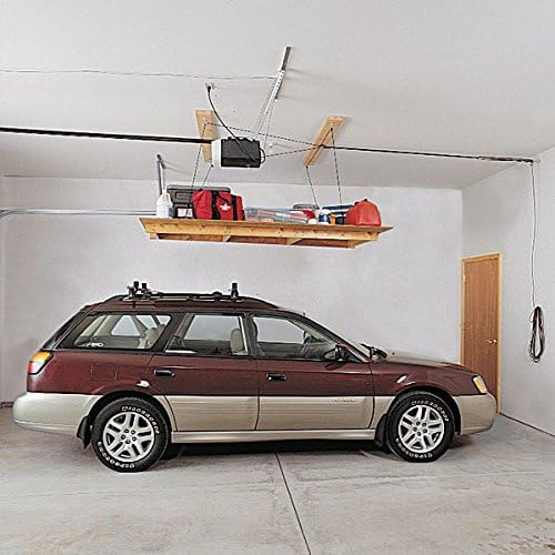 7806 - Overhead Storage Hoist for Jeep Top Removal, Truck Caps, Bikes, SUP, Dinghies, Canoes, Kayaks, Surfboards and More. Mount in Your Garage, Shop, Anywhere with a Ceiling.