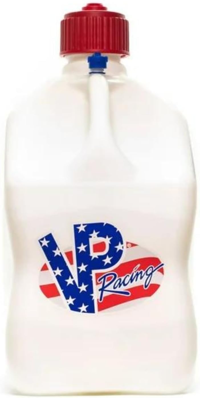 VP Racing Utility Container 5.5 Gallon - 4 Pack With 4 Deluxe Hoses and a Get Bent Hose Bender (Patriot, 4 Pack)