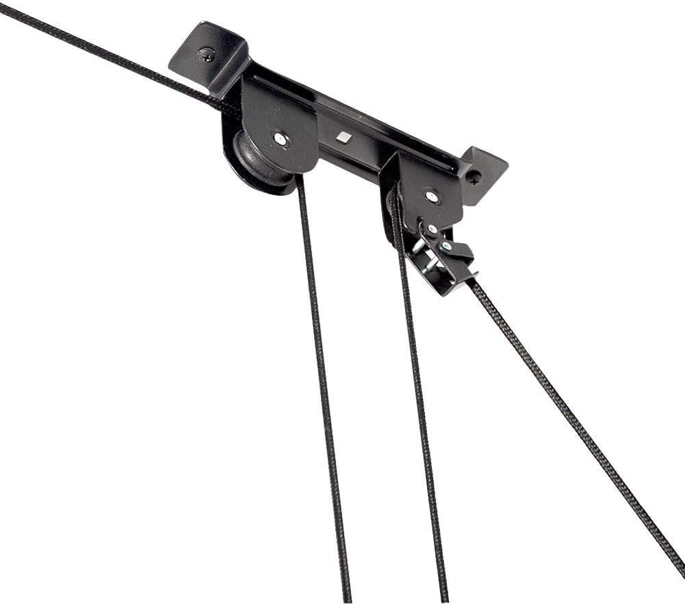 Wallmaster Ceiling Bike Mount Hanger, Bike Ceiling Lift Hoist, Bike Pulley System for Garage, Indoor Bicycle Hooks, 2 pack