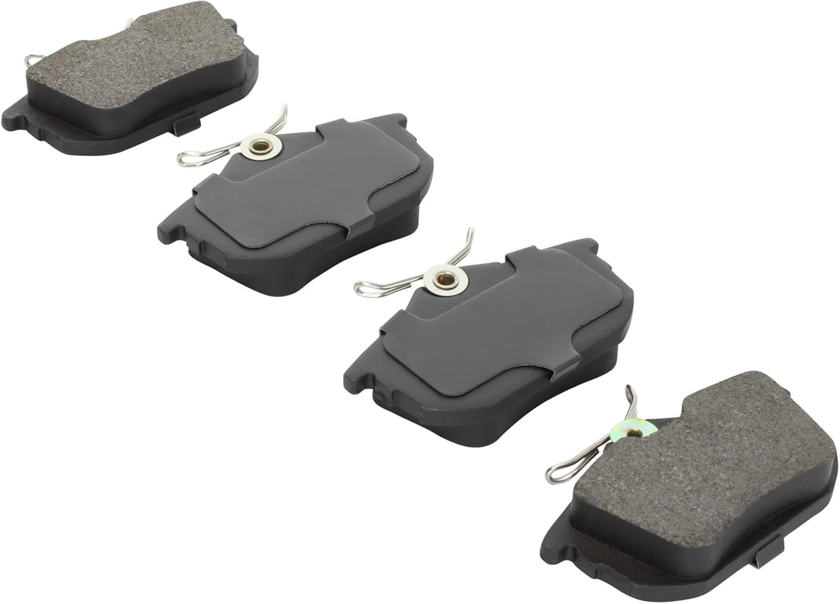 Premium Ceramic Rear Brake Pads (1001-0838C) Compatible with Mitsubishi Space Star 2003-2004, Smart Forfour 2005-2006, Volvo S40 1999-2005, Volvo V40 1999-2004
