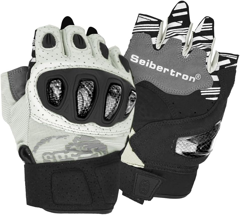 Seibertron SPS Series Touchscreen Motorcycle Motocross BMX ATV MTB Bicycle Cycling Full or Half Finger Gloves Adult and Youth