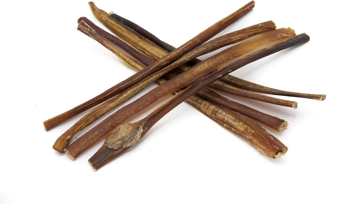 Best Bully Sticks 12 Inch Bully Sticks for Dogs - 25 Count (Pack of 1) - Natural, Easily Digestible, 100% Grass-Fed, Grain and Rawhide Free