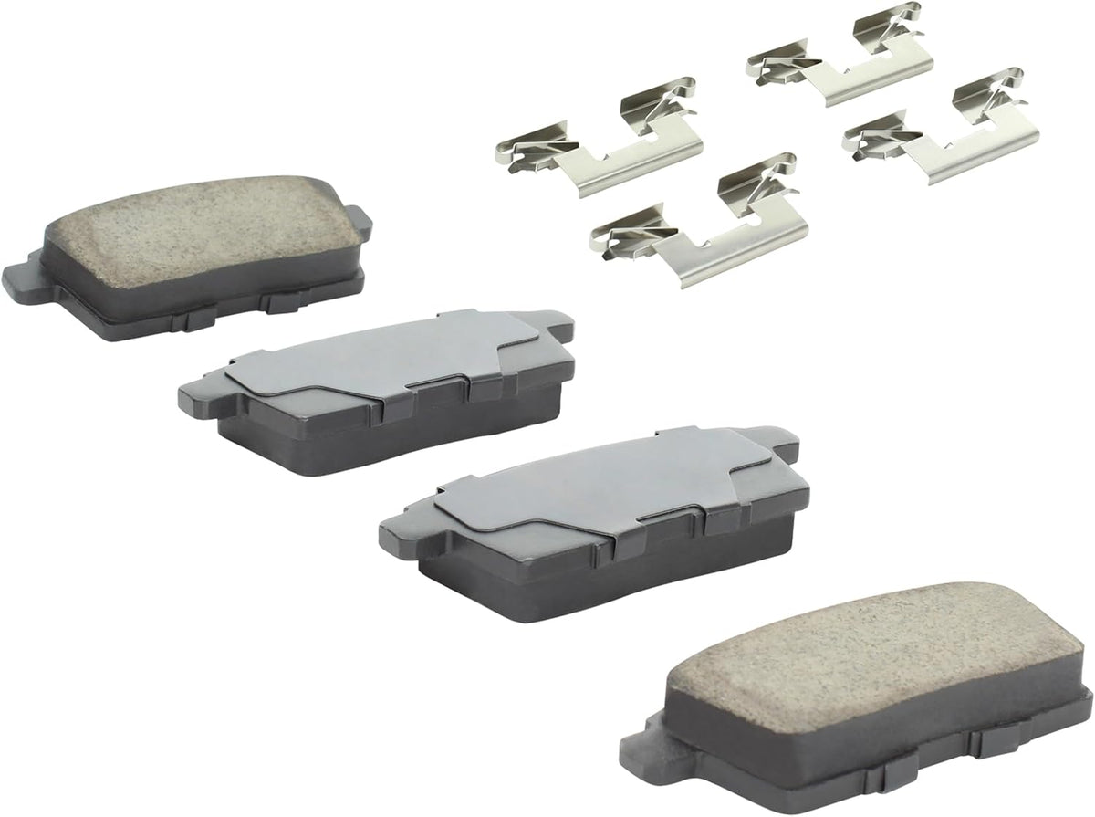 Premium Ceramic Rear Brake Pads (1001-1259C) Compatible with Ford Edge 2007-2010, Lincoln MKX 2007-2010, Mazda CX-7 2007-2012, Mazda CX-9 2007-2015