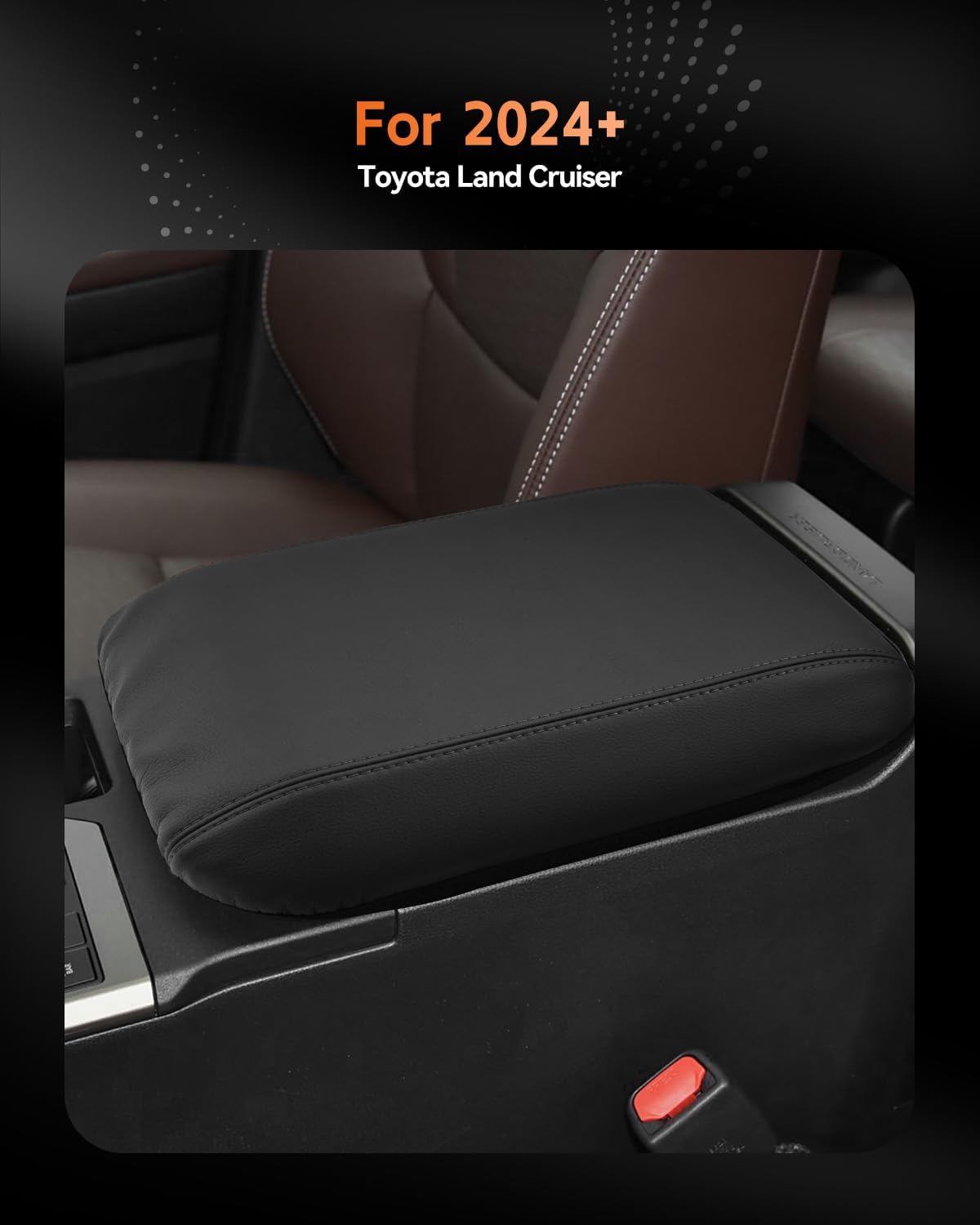 CDEFG for 2024 2025 Toyota Land Cruiser 250 Center Console Cover Armrest Box Cover for Land Cruiser (1958, Land Cruiser) Accessories Arm Rest Protector