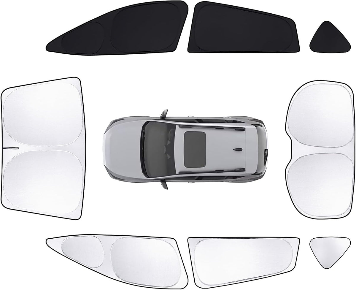 8pcs Car Window Shades for Subaru Crosstrek 2024 2025 2026 Accessories,Windshield Side Rear Full Sunshade,Sun Visor UV Blocking, Privacy Protection and Blackout for Camping Outdoor