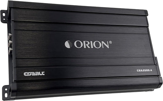 Orion Cobalt Series CBA2500.4 High Efficiency 4-Channel Class A/B Amplifier for Car Audio Stereo – 2500W High Output, 2/4 Ohm Stable, Adjustable Low/High Pass, Bass Boost, MOSFET Power Supply