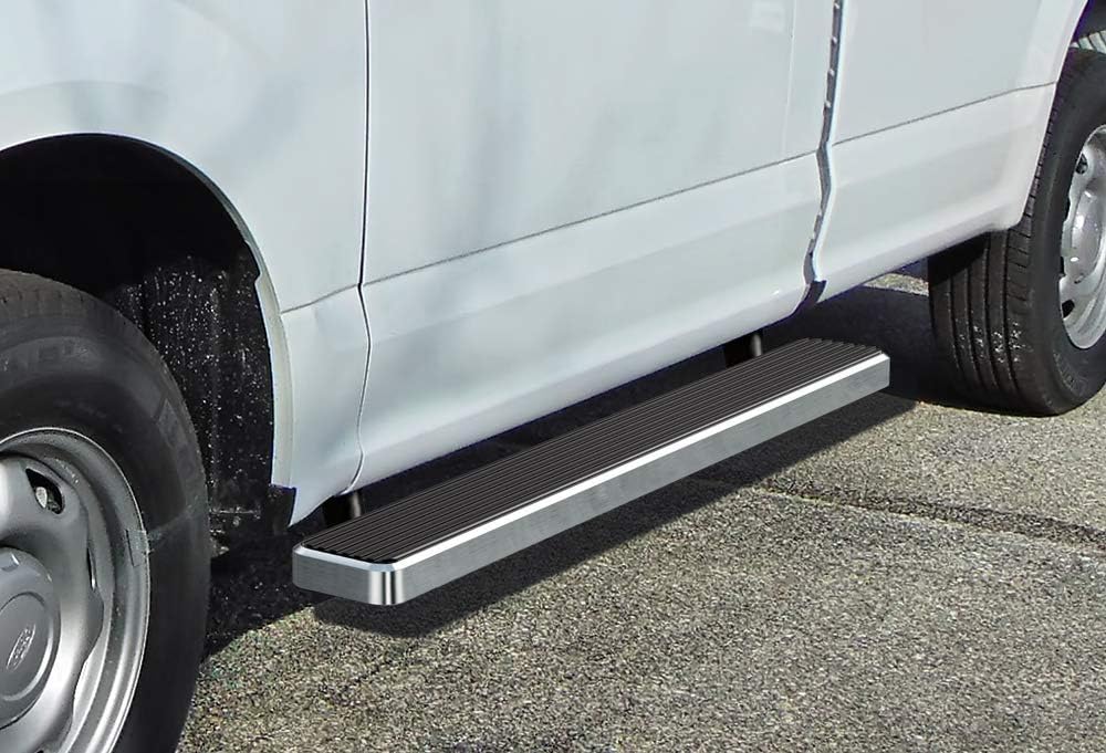APS (304 Stainless Steel Polished Silver 6 inches) Running Boards Nerf Bars Side Steps Compatible with Ford F150 2015-2025 Regular Cab & F-250 F-350 Super Duty 2017-2025