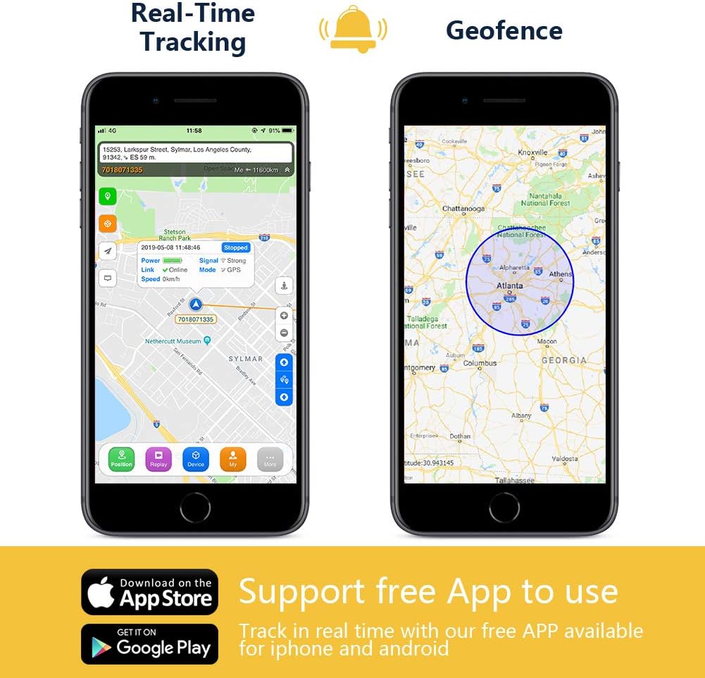 SinoTrack GPS Tracker Device for Vehicles – 4G Real-Time Tracking Location, Speed & Route Monitoring, Geo-Fence Alerts, No Tracking System Subscription – Works for Cars, Trucks & Fleets