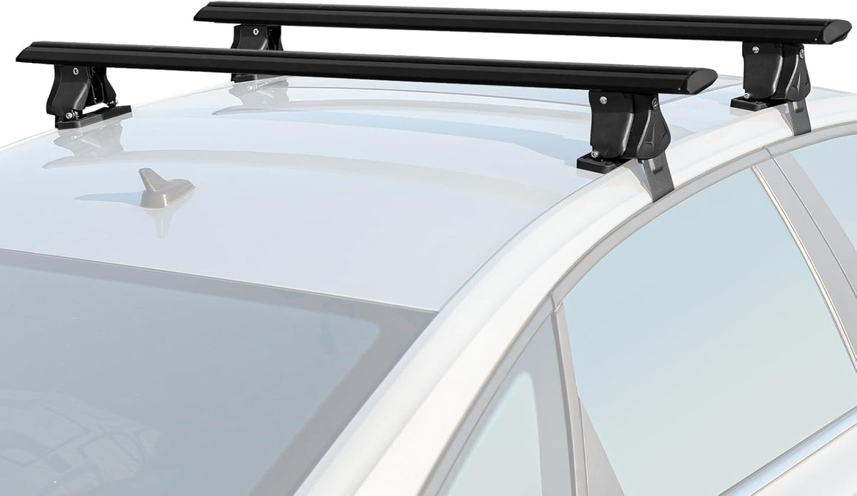 51" Roof Rack Cross Bars,Adjustable Universal Roof Rack,Aluminum Locking Crossbars Fit for Car SUV Without Any Types of Side Rails