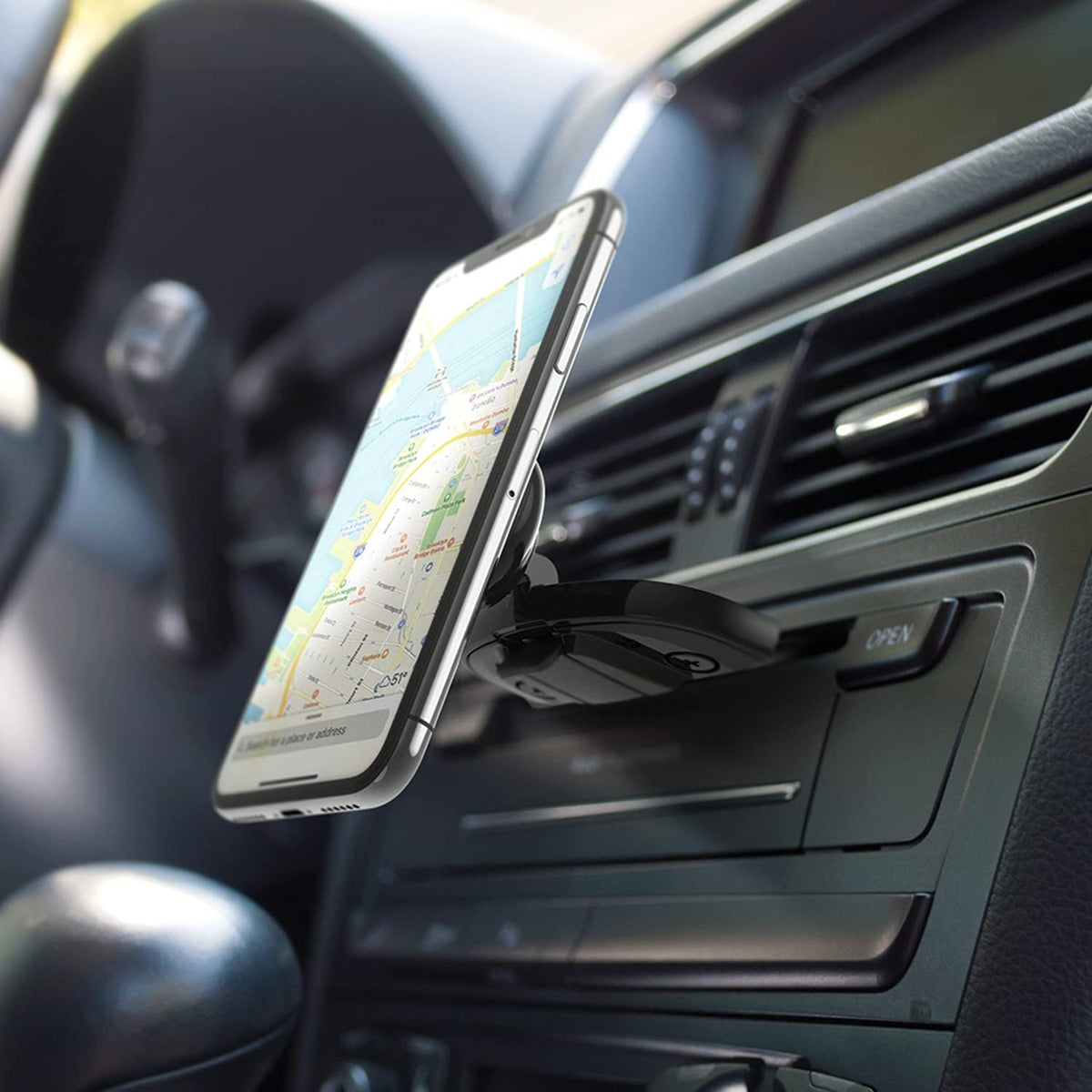 iOttie iTap 2 Magnetic CD Slot Car Mount Holder, Cradle for Samsung Galaxy S22, Google Pixel 7, Motorola Moto G, OnePlus 10, Sony Xperia & Other Android Smartphones, Black