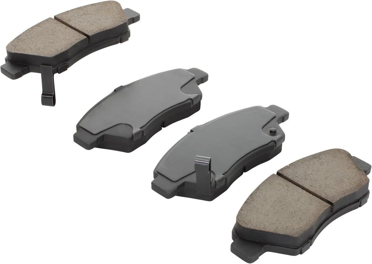 Premium Ceramic Front Brake Pads (1001-0621AC) Compatible with Honda Civic 1993-1995, Honda Civic del Sol 1994-1997
