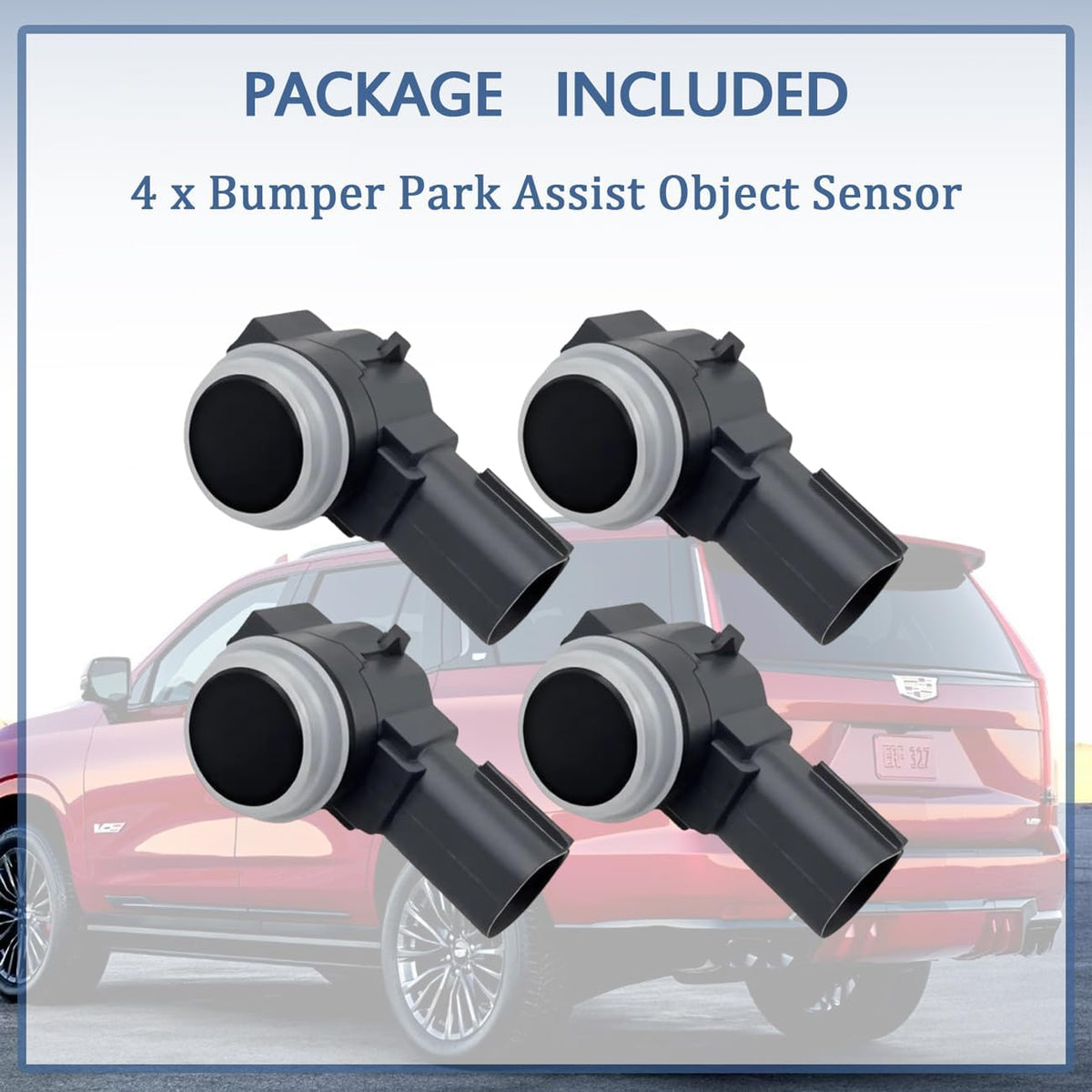 Bumper Park Assist Object Sensor,for Chevy Silverado/Tahoe/Suburban,for GMC Yukon XL/Sierra,for Cadillac CTS/XTS/XT5/Escalade Replace 52050134 84078131 84153946 ,for Buick Encore/Lacrosse 4.3/5.3/6.0L