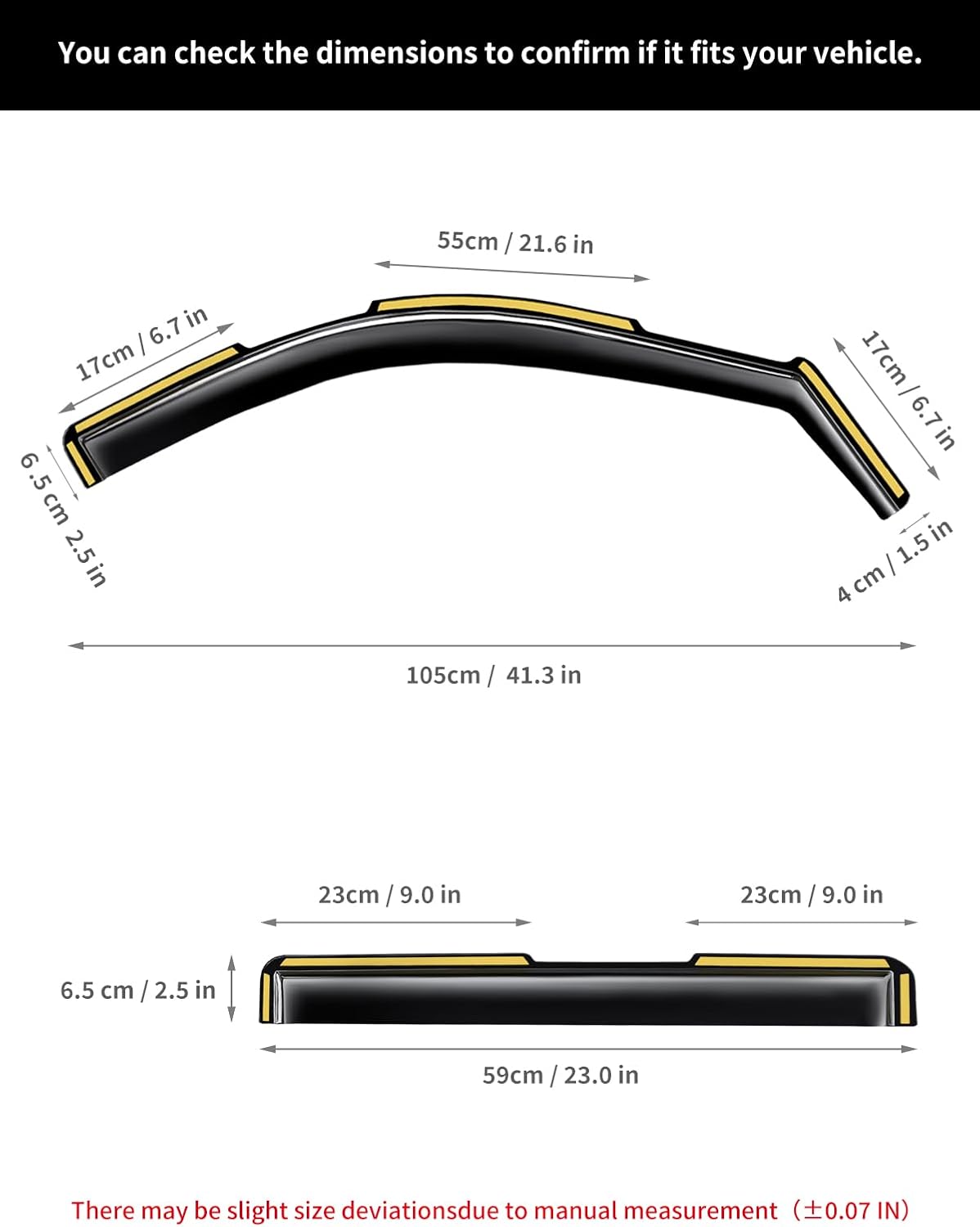 in-Channel Window Rain Guards Fit for Jeep Grand Cherokee(Not for L 3-Row) 2022-2025 Extra Durable Window Deflectors Vent Visors Shades Exterior Car Accessories Visors Rain Guards -4 pcs