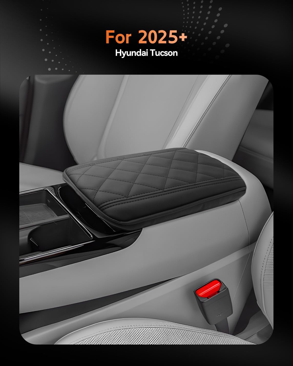 CDEFG for 2025 Hyundai Tucson Center Console Cover Armrest Cover for Tucson (SE, SEL, SEL Convenience, XRT, Limited) 2025+ Accessories Arm Rest Protector Only Fit Electronic