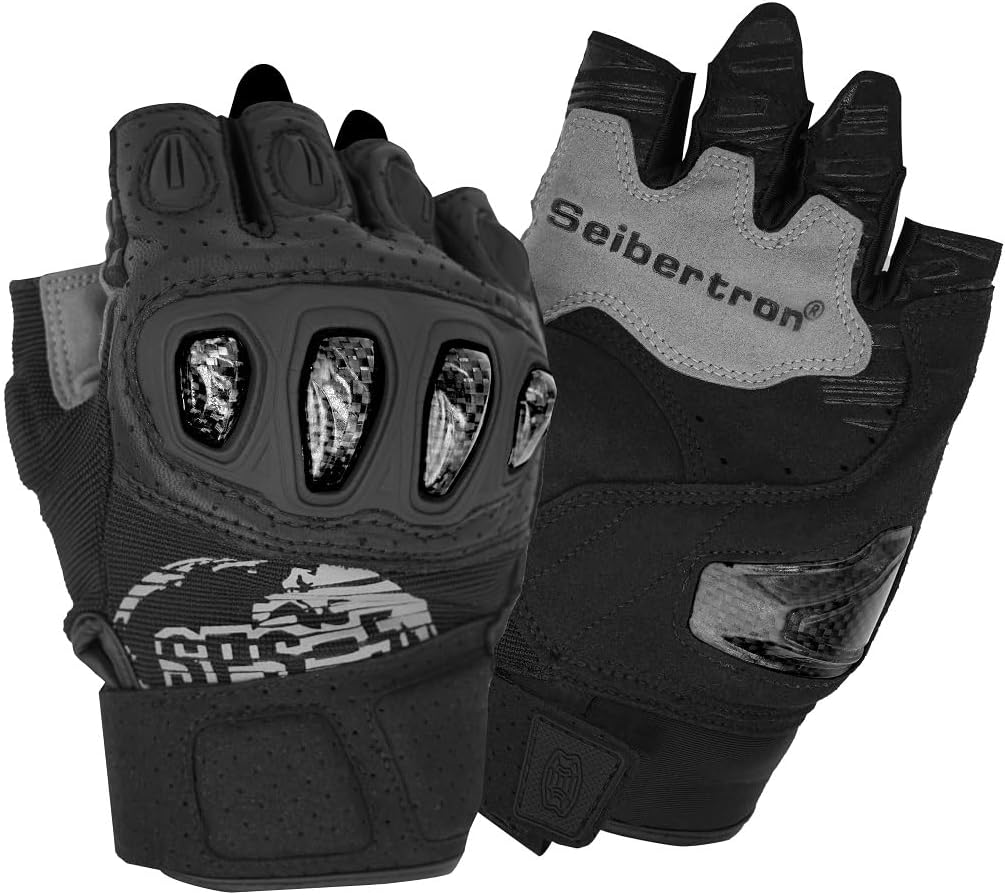 Seibertron SPS Series Touchscreen Motorcycle Motocross BMX ATV MTB Bicycle Cycling Full or Half Finger Gloves Adult and Youth