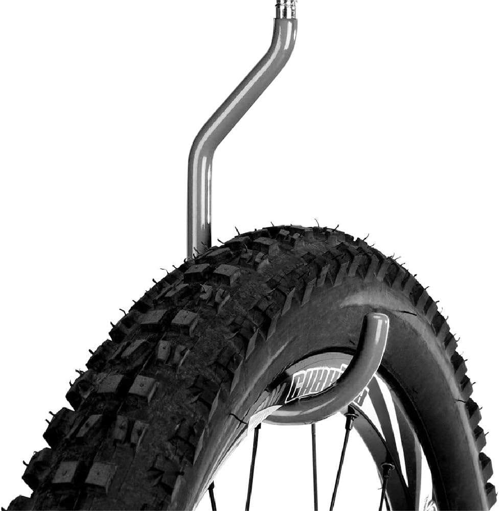 SMARTOLOGY 8 Pack Bike Hanger Storage Hook Rack, Heavy Duty Large Screw in Hooks for Garage Wall and Ceiling Bicycle Storage, Utility Tool Hanger (Gray)