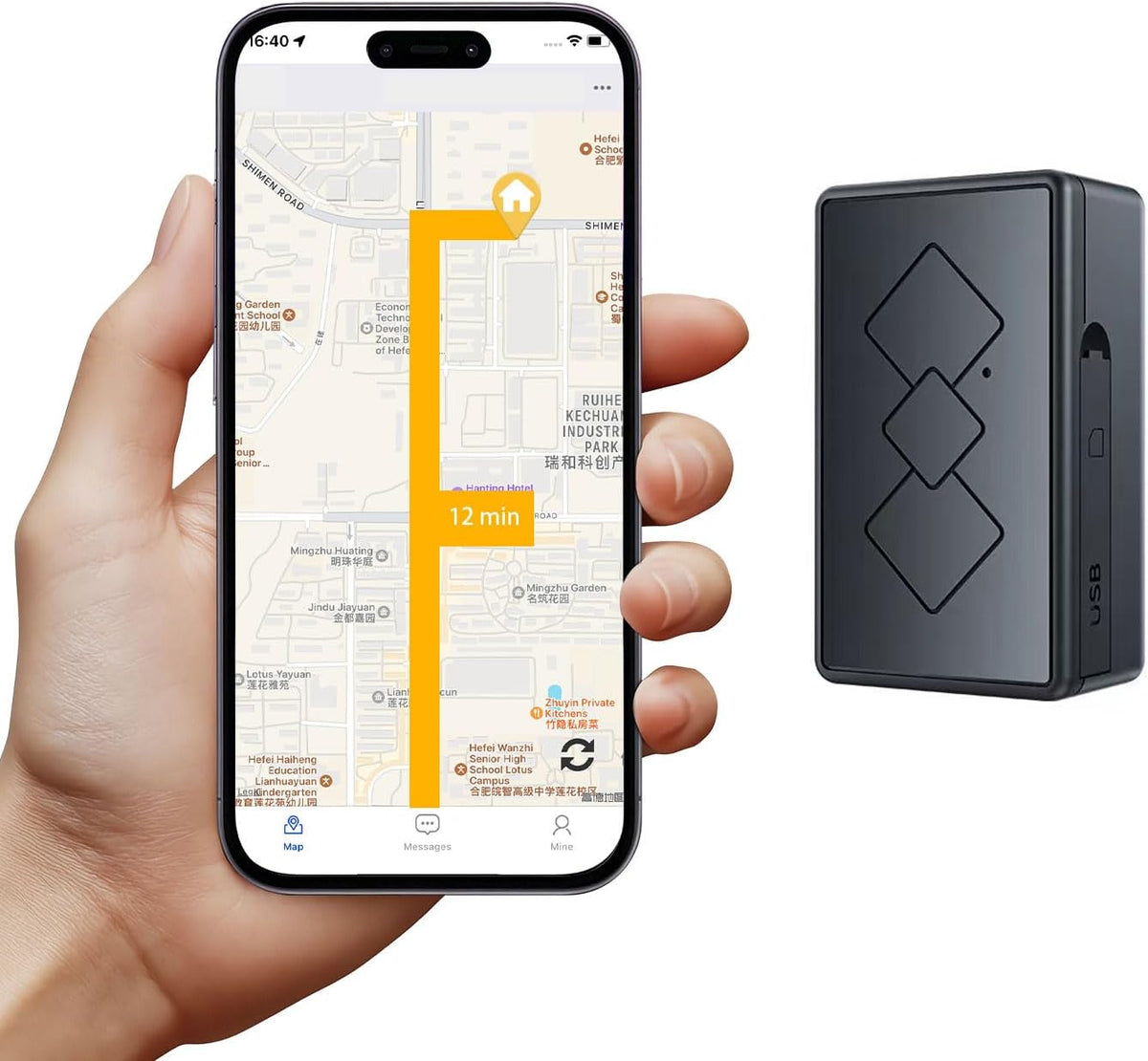 Magnetic GPS Tracker for Vehicles, Pets, & Family – Waterproof Covert Real-Time Locator – No Subscription, No Monthly Fee – Global Coverage, No Delay