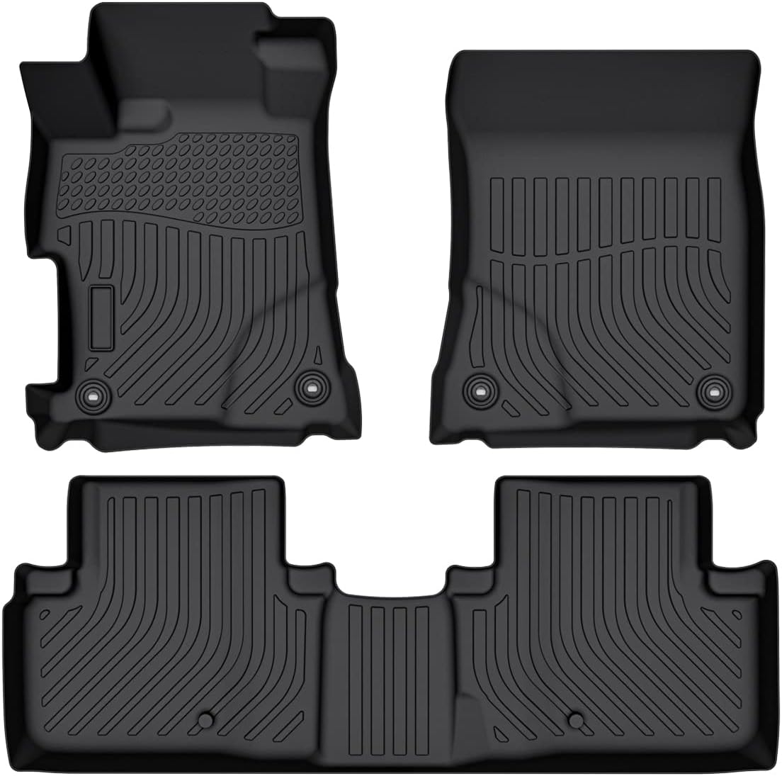 Cartist Floor Mats Custom Fit for Acura ILX 2013-2022 All Weather Floor Liners Front & 2nd Row Carpet Protection 3D TPE Heavy Duty Waterproof
