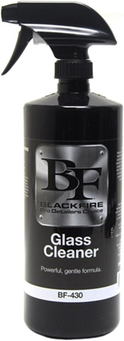 Blackfire Pro Detailers Choice Glass Cleaner | Streak-Free & Ammonia-Free Formula | Safe for Tinted Windows & Automotive Glass | BF-430 | 32 oz Spray Bottle