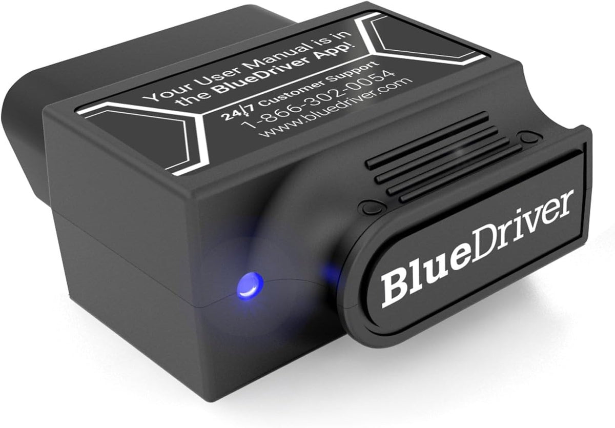 BlueDriver Bluetooth Pro OBDII Scan Tool for iPhone & Android - No Subscription Fee - OBD2 Car Scanner and Code Reader - Diagnose Check Engine, ABS, SRS, Airbag & 7000+ Issues on Vehicles 1996+