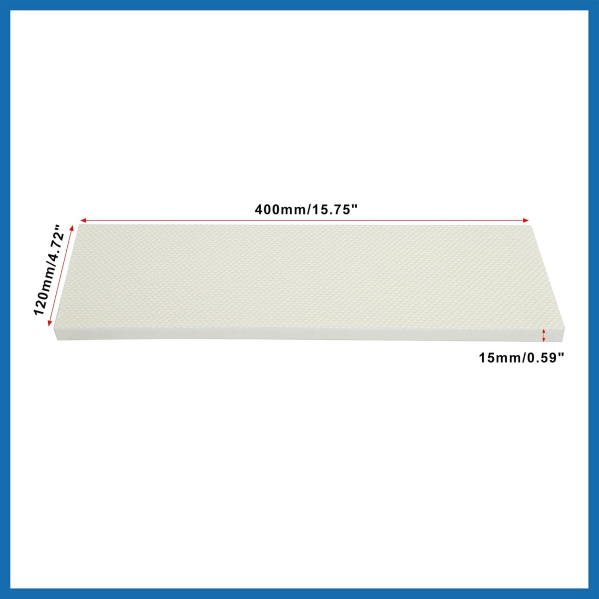 400x120x15mm 4pcs Car Garage Wall Guard Door Bumper Protector Anti Collision Water Resistance White Item Replacement