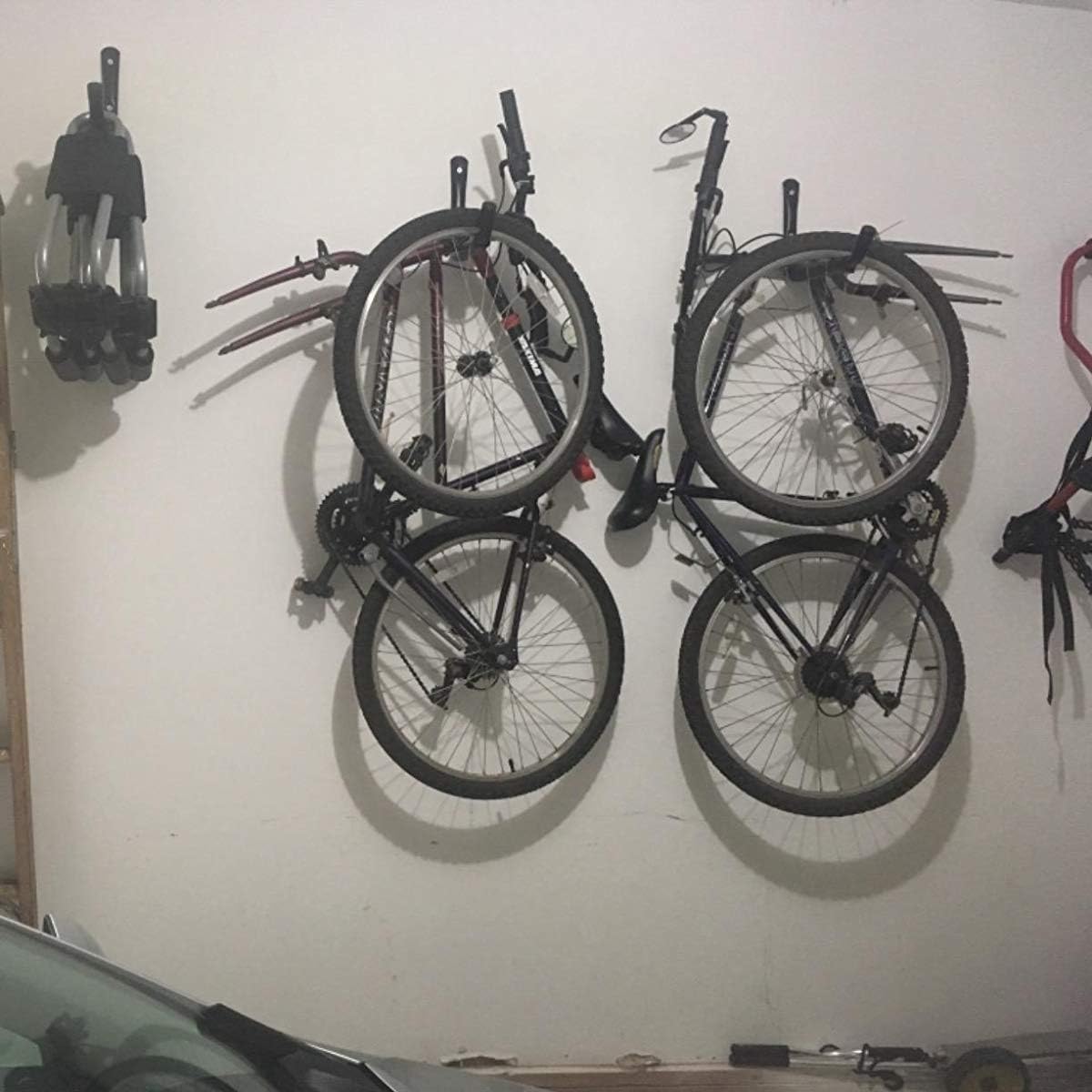 Heavy Duty Garage Storage Hooks,15Inch Jumbo Arm Kayak Wall Hangers 100 LB Capacity, Steel Canoe Rack for Outdoor or Indoor