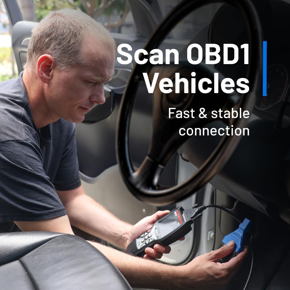Innova 5610 OBD2 Scanner Bundle with OBD1 Connector Kit - Includes OBD1 Adapters & Pouch
