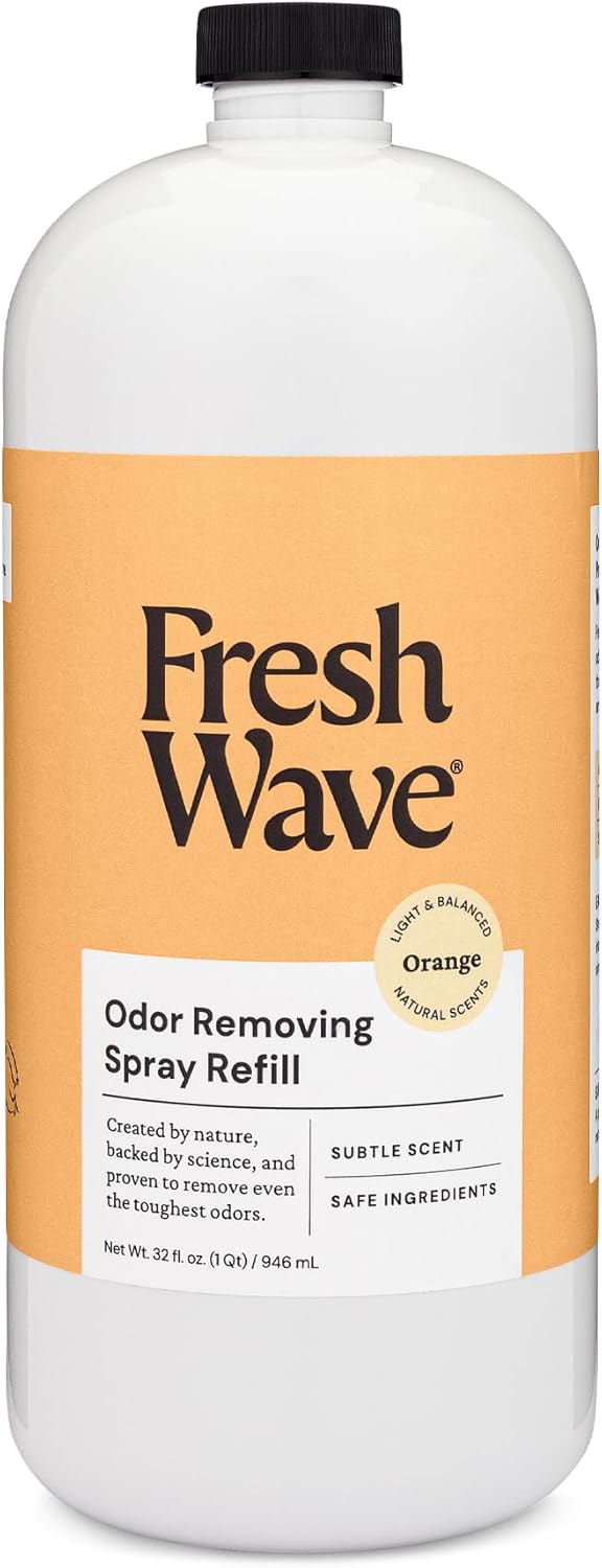 Fresh Wave Orange Odor Eliminator Spray & Air Freshener Refill, 32 fl. oz.