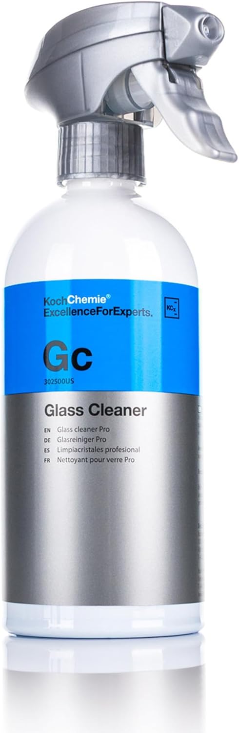 KOCHCHEMIE Glass Cleaner - Effortlessly Removes Stubborn Dirt, Oil, Grease, Insects, and Residues; Ready-To-Use Streak-Free Formula; Gloss and Smoothness Additive; Fresh Fragrance (500 milliliters)