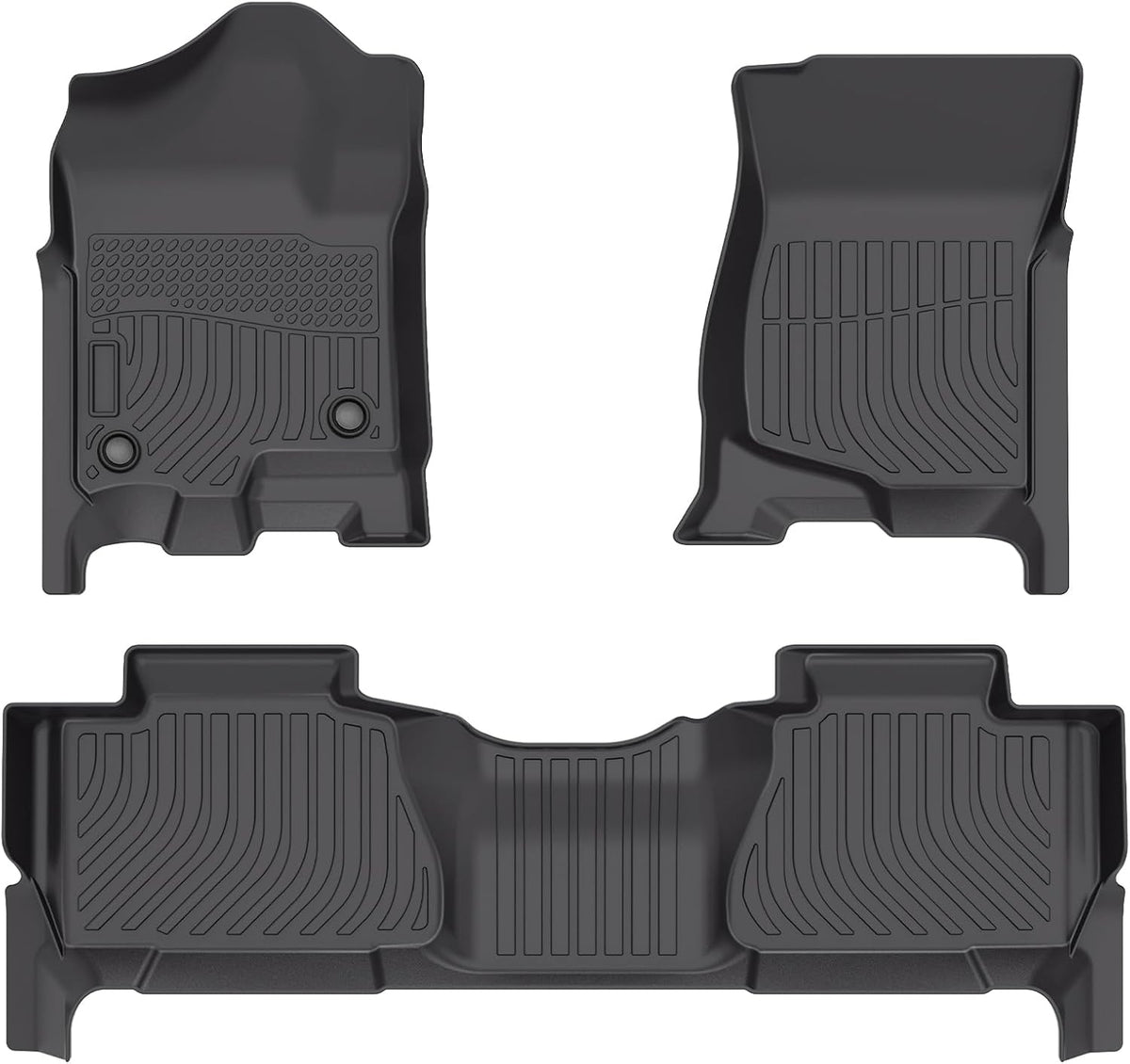 Cartist Floor Mats for Chevy Tahoe & GMC Yukon 2007-2014 (Not for Yukon XL) All Weather Floor Mat for Tahoe Accessories Heavy Duty TPE Waterproof Carpet Protection