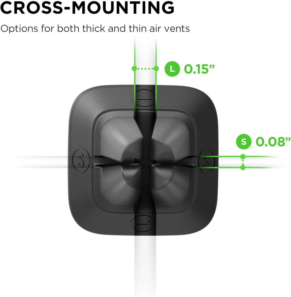 iOttie iTap Mini Magnetic Premium Air Vent Mount Holder for Easy Hands-Free Use, Secure Grip and 360-Degree Rotation for All Smartphones
