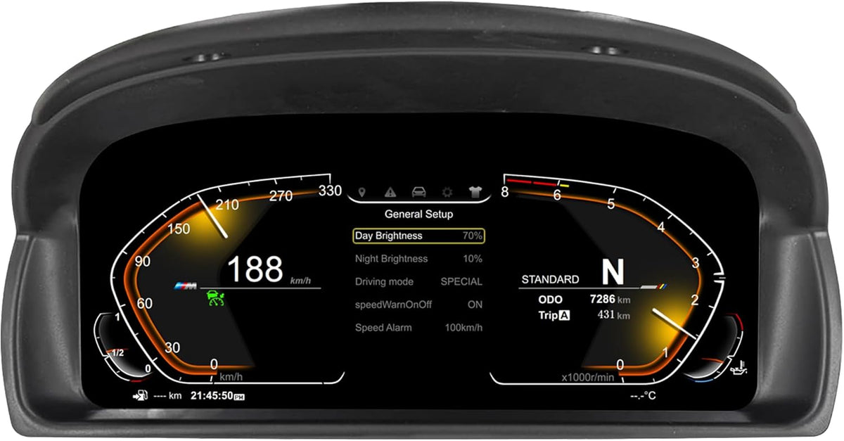 Speedometer Instrument for BMW E84 2006-2015 CCC CIC Linux System Original Car Information Display Digital Cluster Dashboard Screen