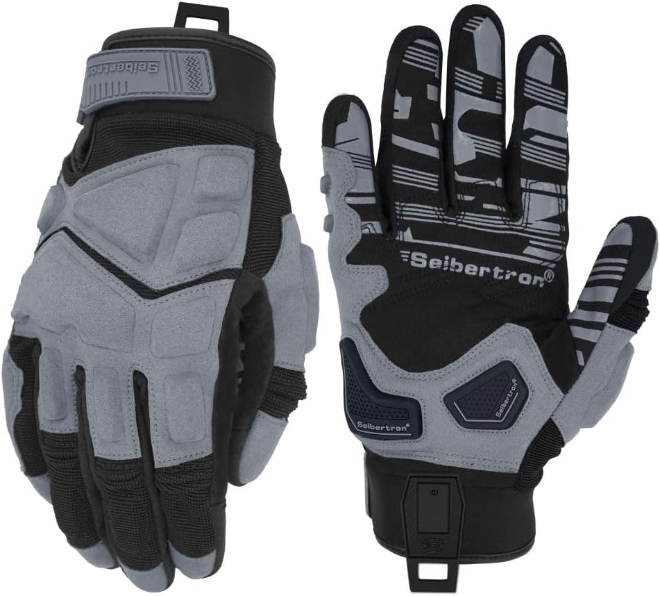Seibertron SPS Series Touchscreen Motorcycle Motocross BMX ATV MTB Bicycle Cycling Full or Half Finger Gloves Adult and Youth
