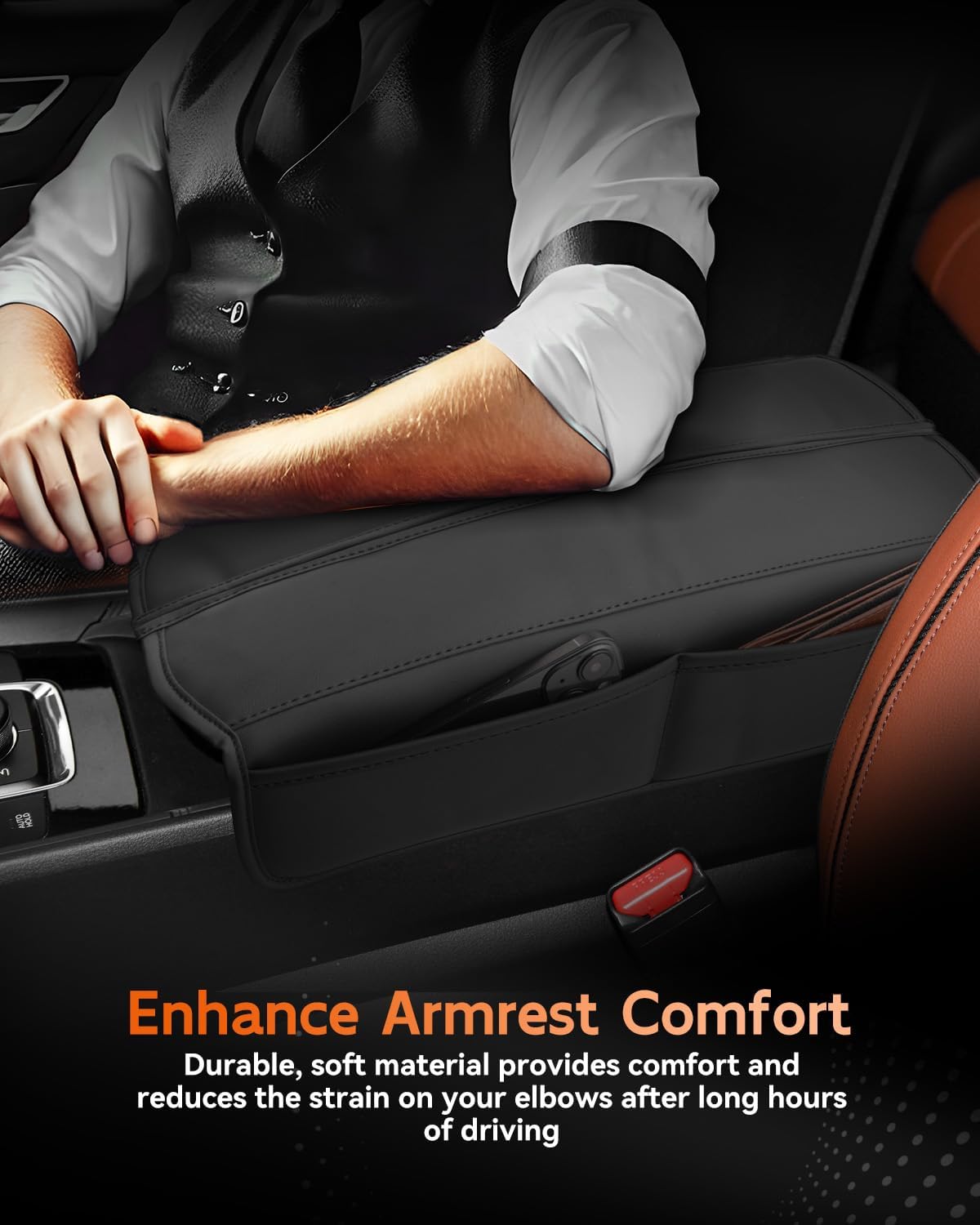 CDEFG for Mazda CX-50 2023-2025 Center Console Cover Armrest Box Cover for CX50 CX 50 2023 2024 2025 Accessories Console Arm Rest Protector