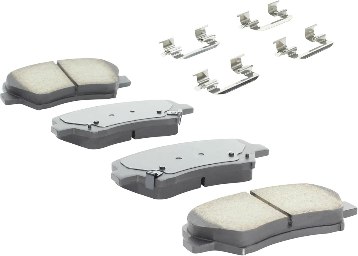 Premium Ceramic Front Brake Pads (1001-1543AC) Compatible with Kia Forte5 2014-2016