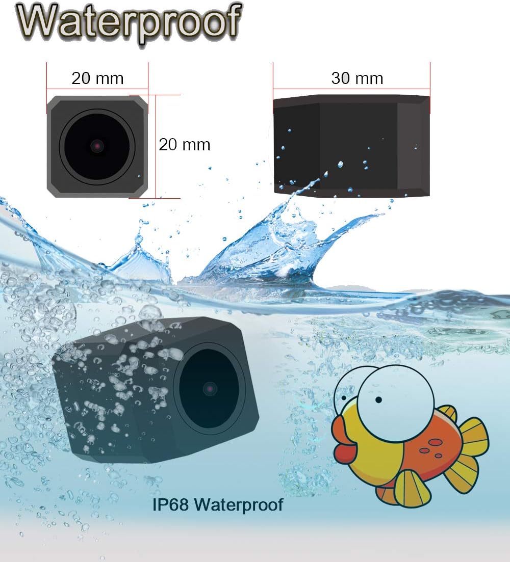 Full HD Car Rear View Camera for Toyota 4Runner/Hilux Surf/Toyota Fortuner SW4 / Toyota Innova & Waterproof and Shockproof Reversing Backup Camera (Full HD Camera)
