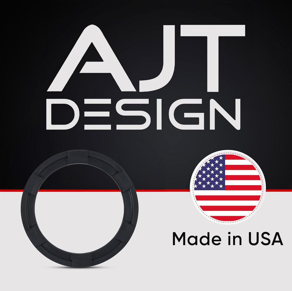 AJT Design Vent Ring for 3rd Gen Tacoma (2016-2023) | Blackout Mode | Impact Resistant ABS Plastic Car Vent Cover Ring Made For 3rd Gen Toyota Tacoma | Made in USA