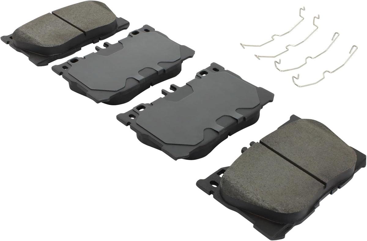 Premium Semi-Metallic Front Brake Pads (1001-1871M) Compatible with 2016-2023 Mercedes-Benz (C43 AMG/C450 AMG/CLS450/E350/E400/E43 AMG/E450/GLC250/GLC300/GLC350e/GLC43 AMG)