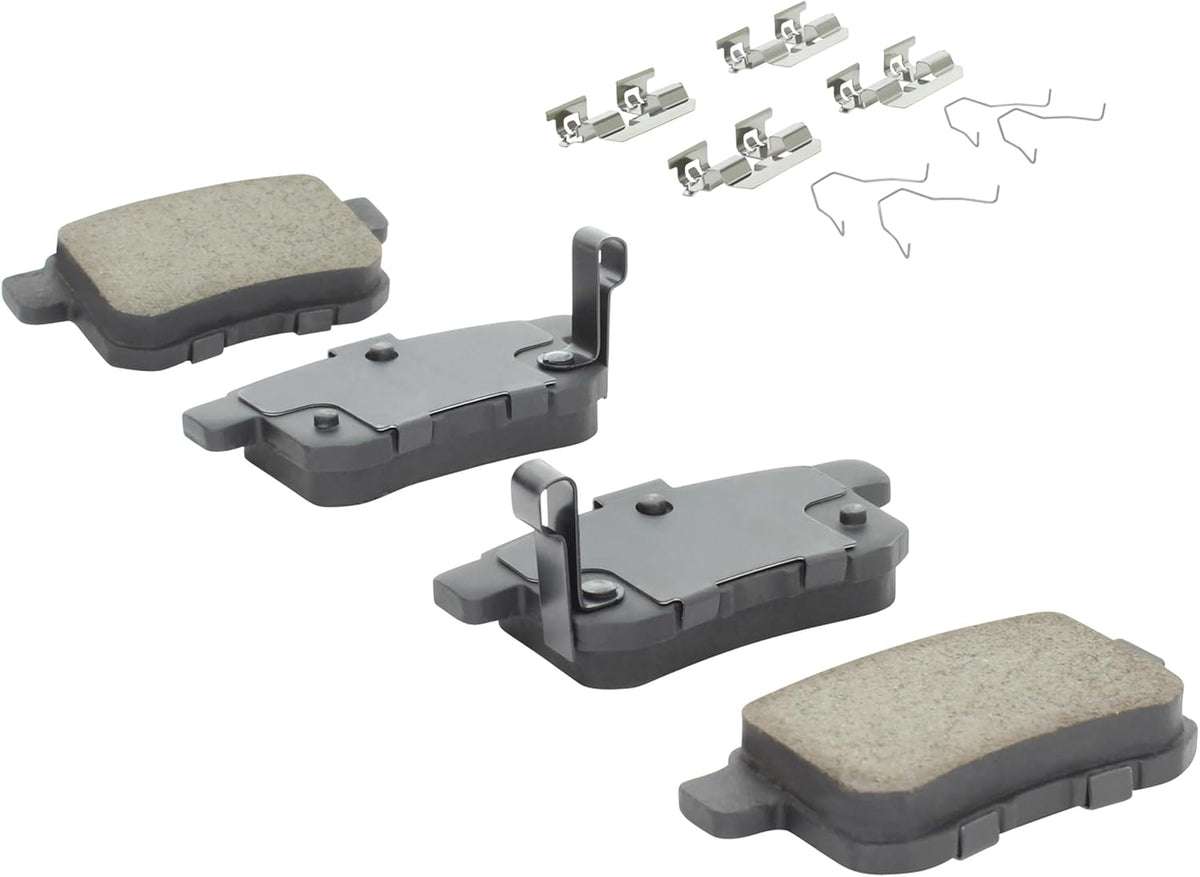Premium Semi-Metallic Rear Brake Pads (1001-1336M) Compatible with Acura TSX 2009-2010, Honda Accord 2008-2012