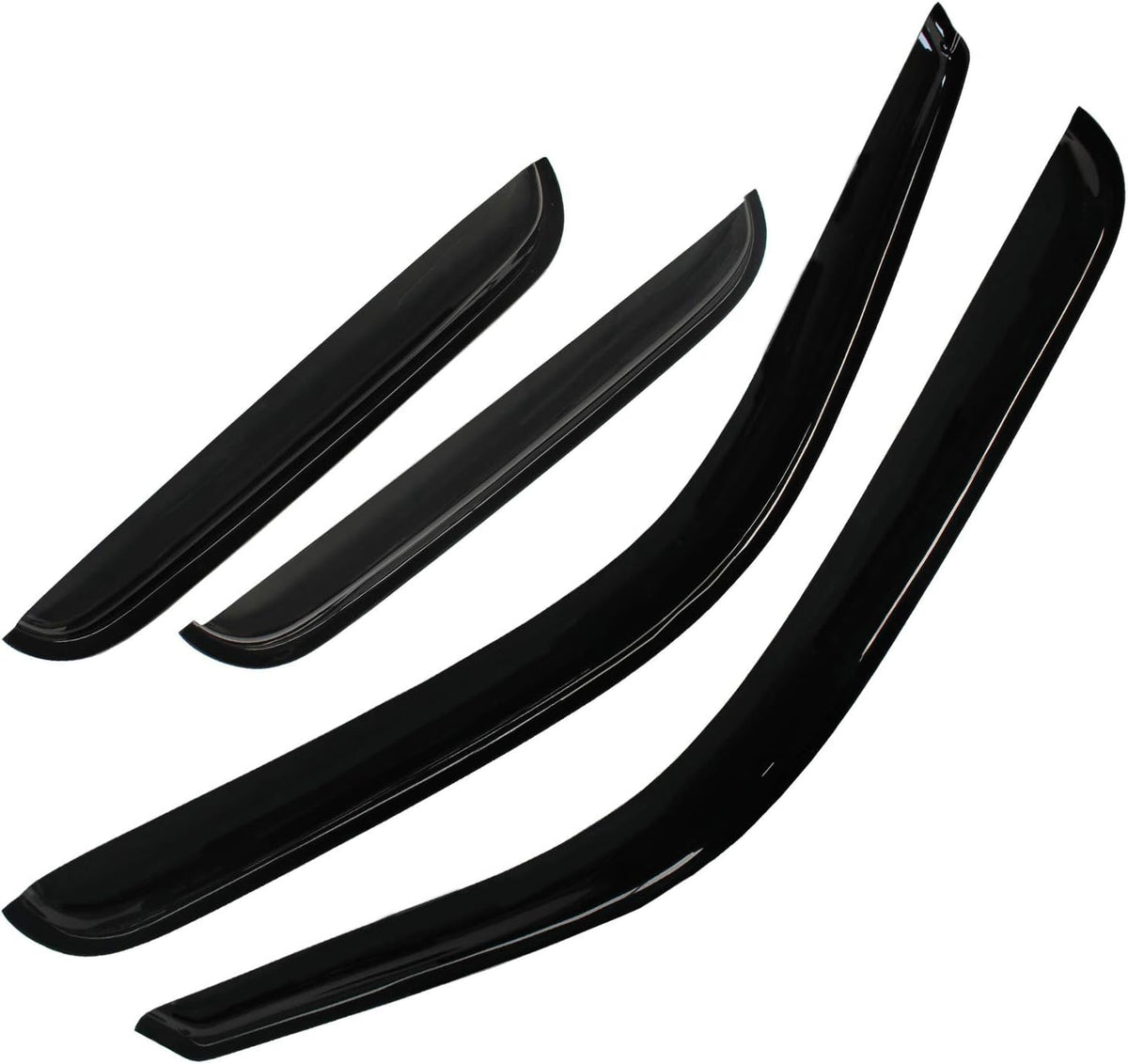 4pcs Side Window Deflectors Window Visors for 97-13 Expedition Sun/Rain Guard Visor