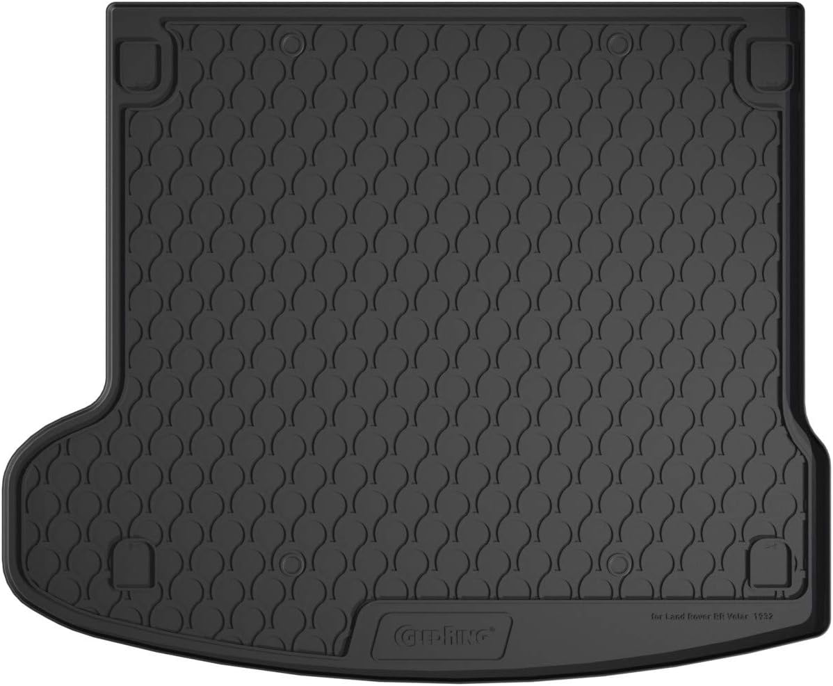 Gledring USA Custom Fit All-Weather Rubber Cargo Liner Intended for Land Rover Range Rover Velar 2017-2022, No Trimming Required, Tailored Custom Fit, Protects from Rain, Mud, & Snow