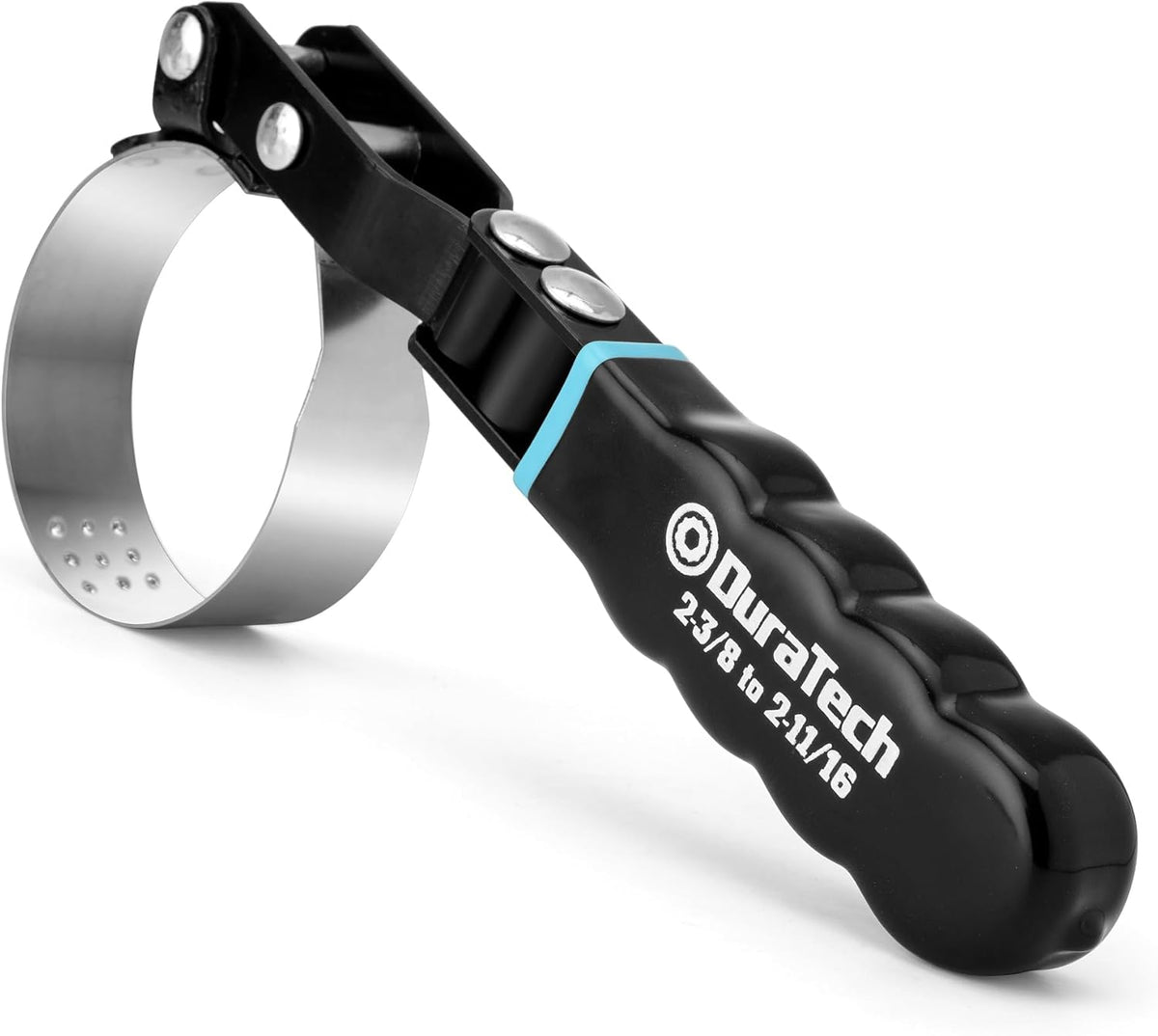 DURATECH Extra Small Swivel Oil Filter Wrench, Oil Filter Removal Tool, Fits Filters 2-3/8" to 2-11/16", Perfect for Car Repair Tools