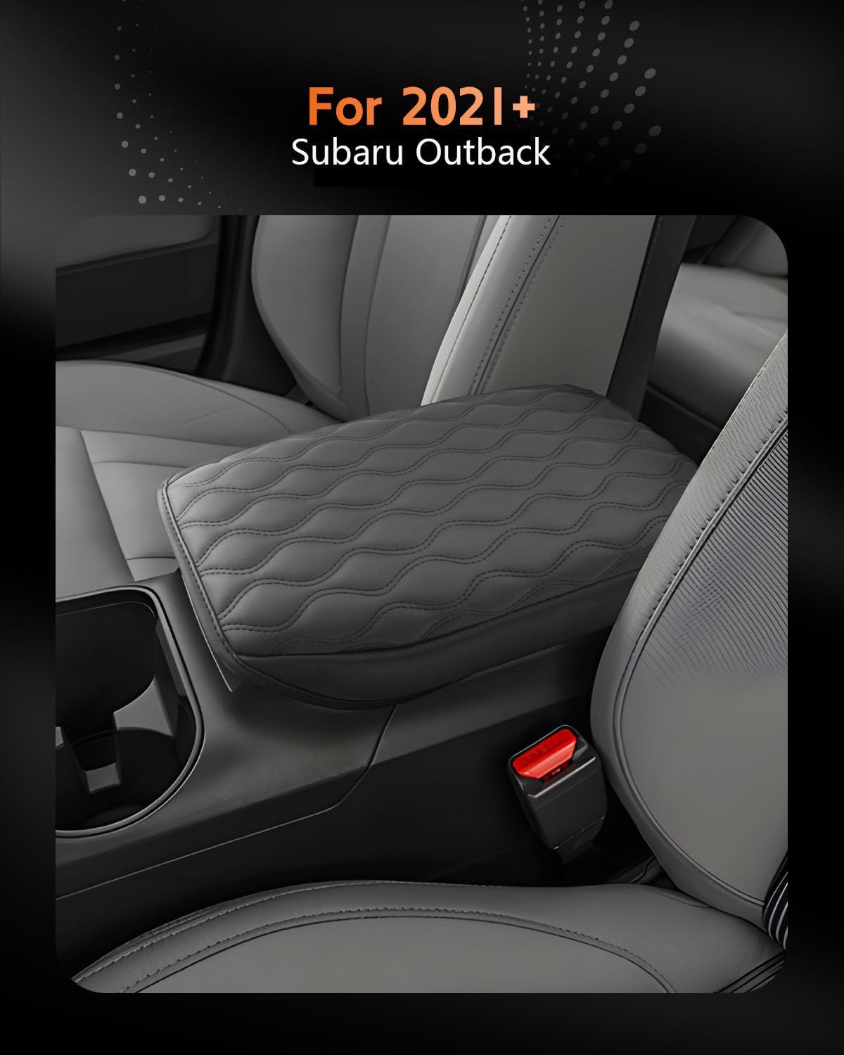 CDEFG for Subaru Outback 2020-2025 Center Console Cover Armrest Box Cover for Outback 2020 2021 2022 2023 2024 2025 Accessories Console Arm Rest Protector Thickened