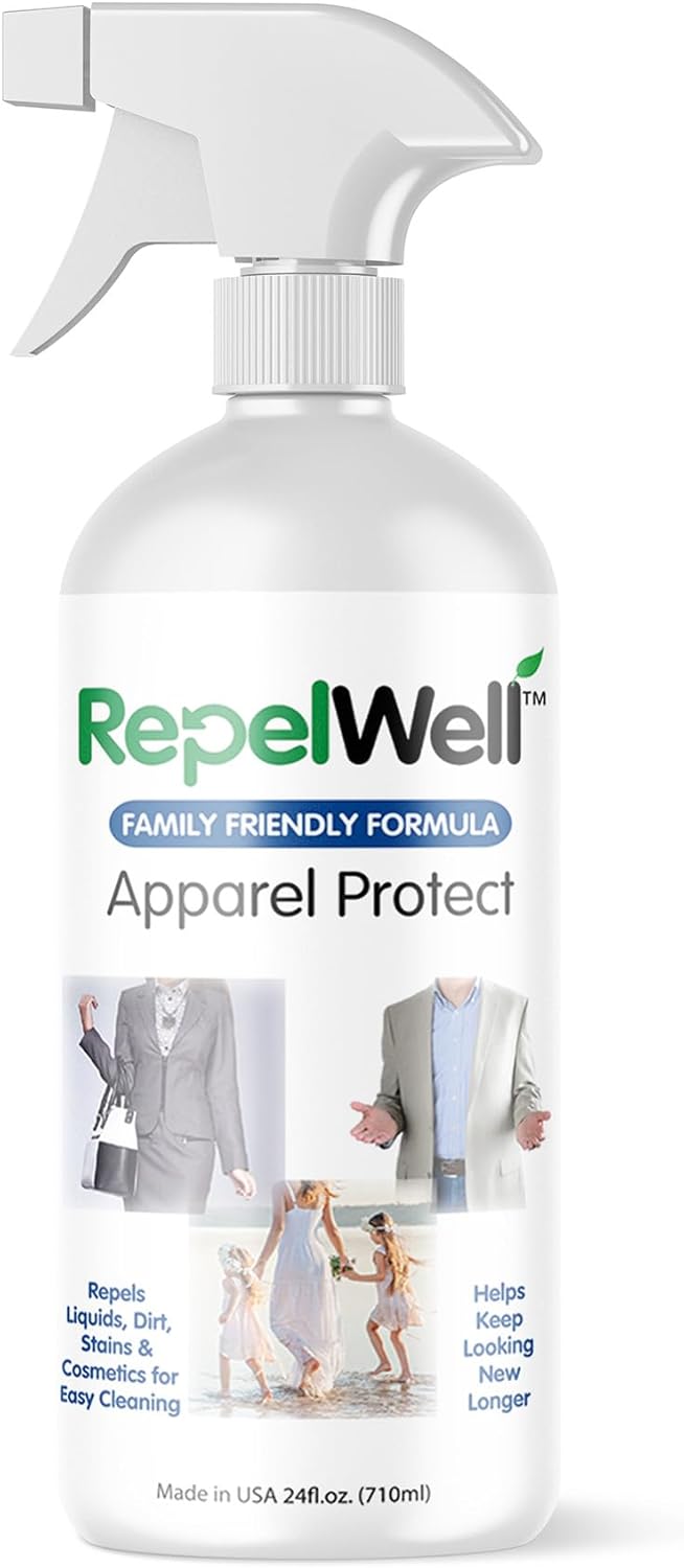 Apparel Protect (24oz) Stain & Water Repellent Spray – Non-Toxic, Eco-Friendly, Pet-Safe Sprays for Clothing & More
