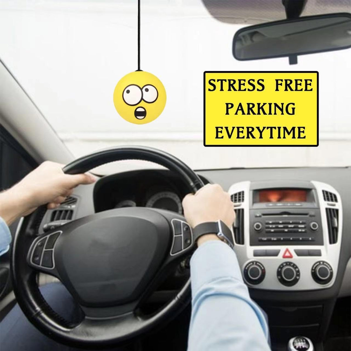 Double Garage Parking Aid-Parking Ball Guide System, Parking Assistant kit Includes a retracting Ball Sensor Assist Solution.A Perfect Garage Parking Indicator