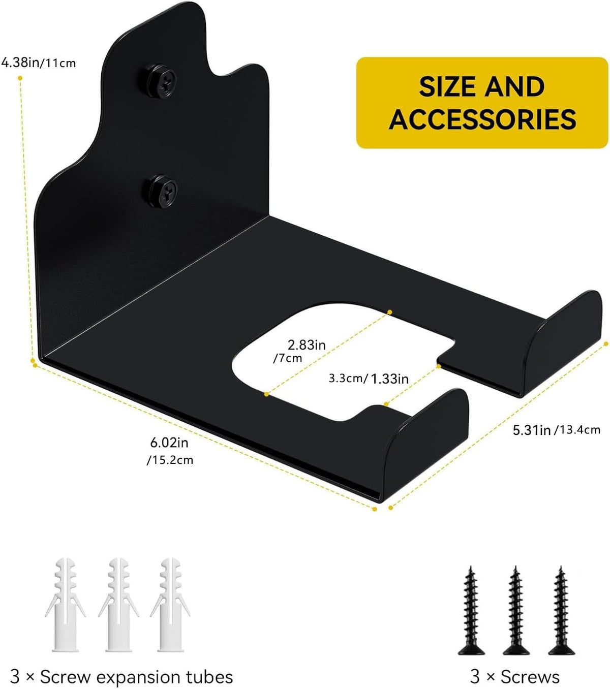 Weed Eater Hanger，Weedeater Rack Garage Organizer Trimmer Rack, Garden Power Tool Hanger Weed Whackers Holder Wall Mounted for Grass Trimmer, Hedge Trimmer, Garage Trimmer, Garden Tools,1 Pack