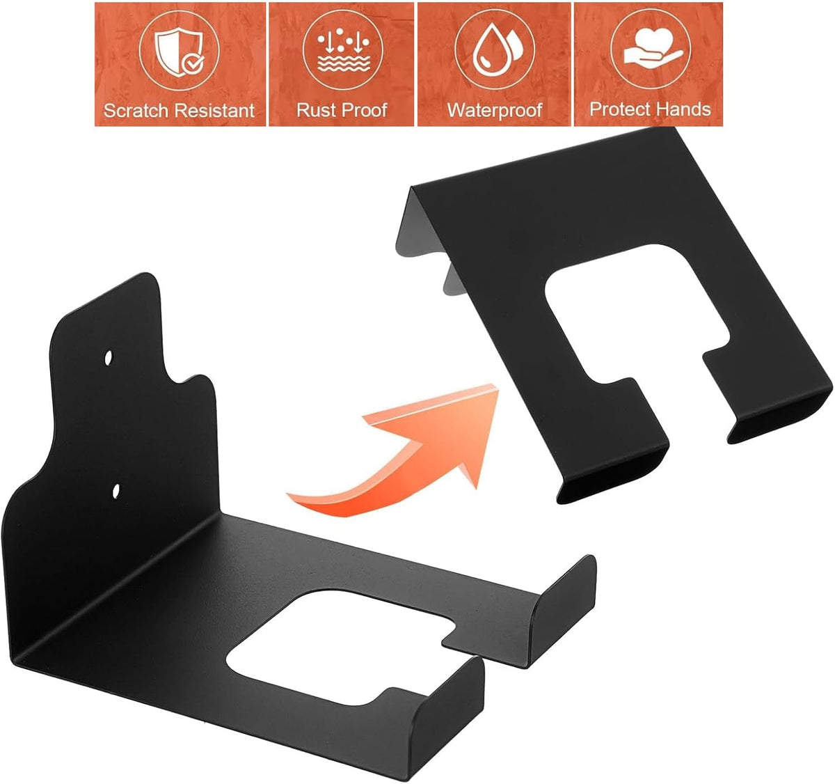 Weed Eater Hanger，Weedeater Rack Garage Organizer Trimmer Rack, Garden Power Tool Hanger Weed Whackers Holder Wall Mounted for Grass Trimmer, Hedge Trimmer, Garage Trimmer, Garden Tools,1 Pack