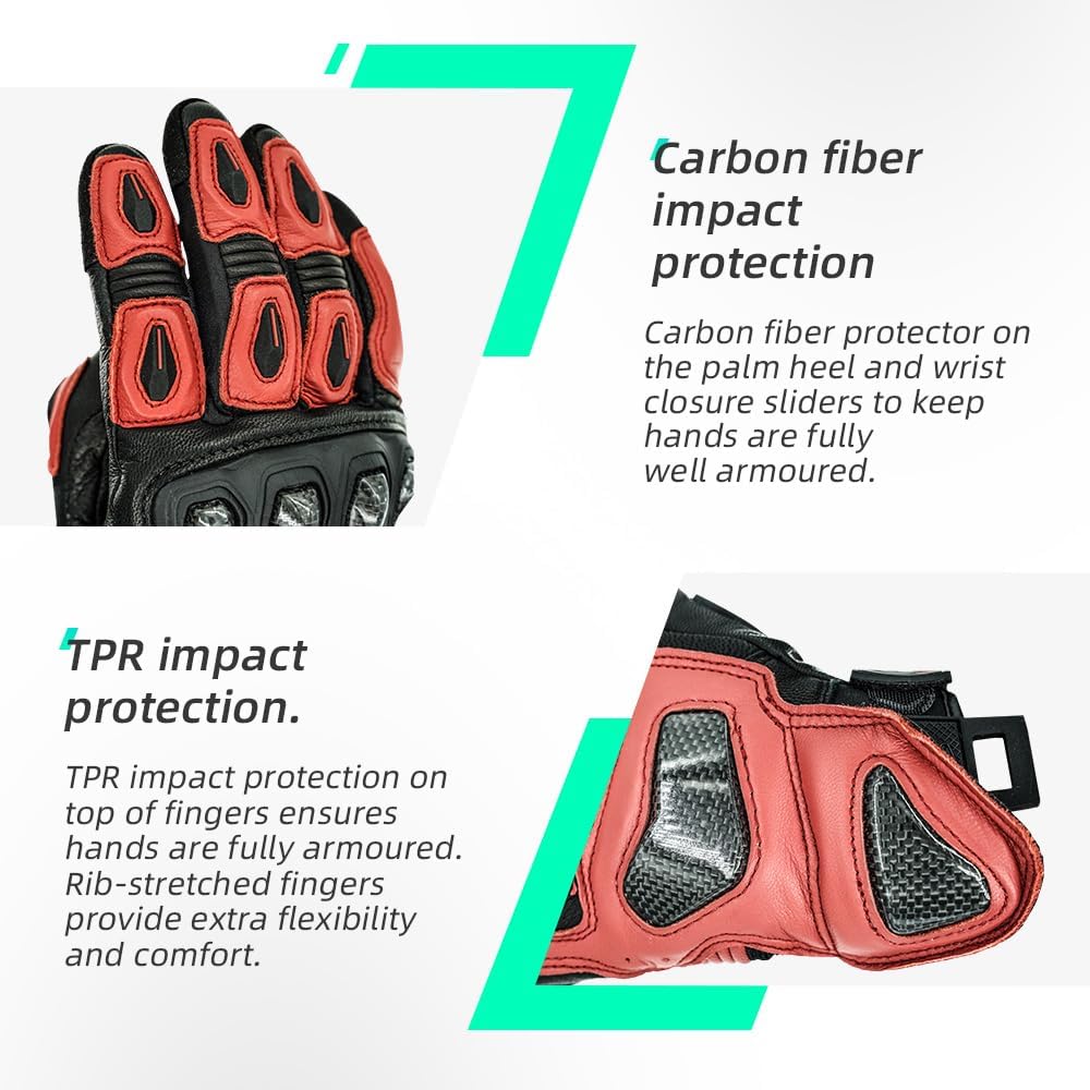 Seibertron SPS Series Touchscreen Motorcycle Motocross BMX ATV MTB Bicycle Cycling Full or Half Finger Gloves Adult and Youth