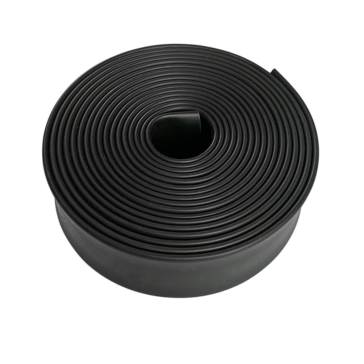 3:1 Ratio Heat Shrink Tubing Roll Adhesive Lined Industrial Marine Grade Dual Wall Heat Shrink Tube Waterproof and Sealed Black (1-1/2 inches(40 mm), 10 Feet)